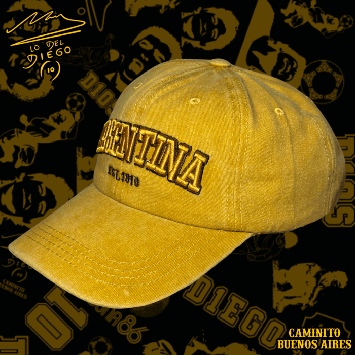 Gorra Argentina Mostaza - Image 3
