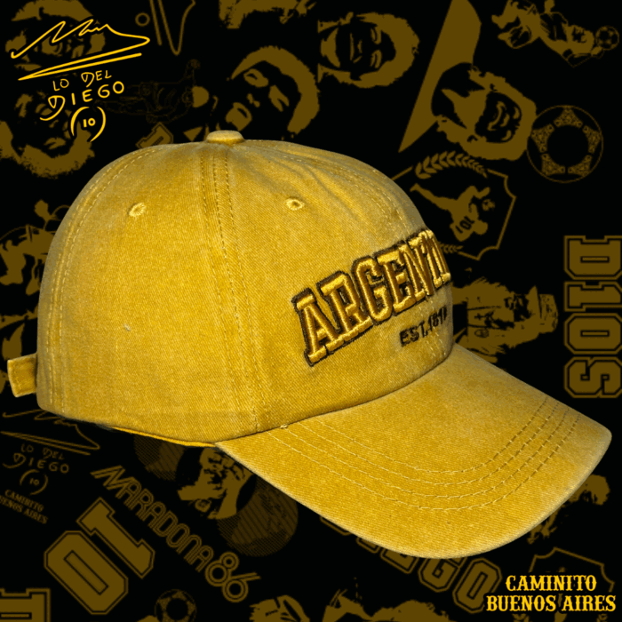 Gorra Argentina Mostaza - Image 2