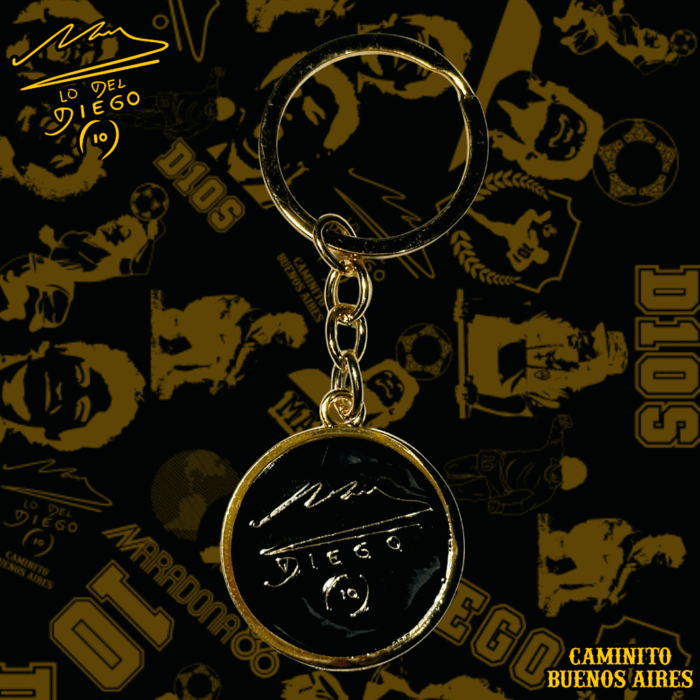 Llavero Negro "Lo Del Diego" - Image 1