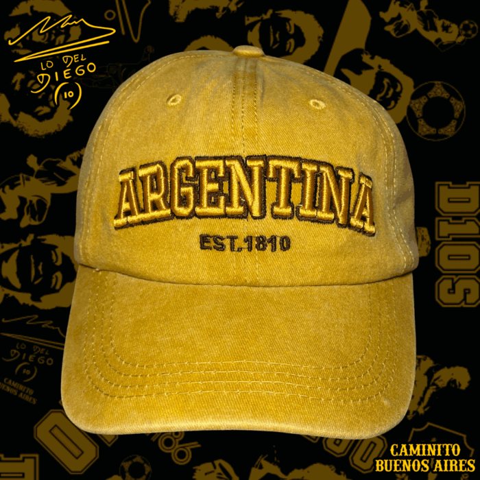 Gorra Argentina Mostaza - Image 1