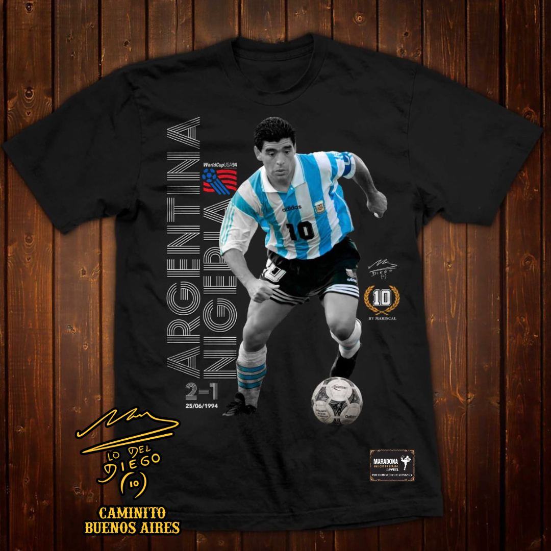 HEROES (6) Remera LO DEL DIEGO Nigeria - Image 1